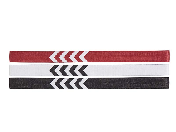 Hummel 3-PACK HEADBAND White/Black/True Red