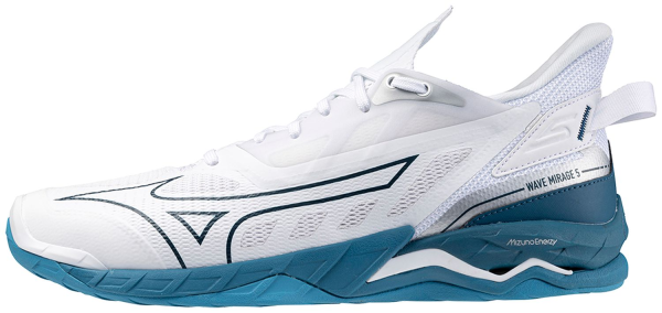 Mizuno Wave Mirage 5 Men white/sailer blue EU 42.5 / UK 8.5