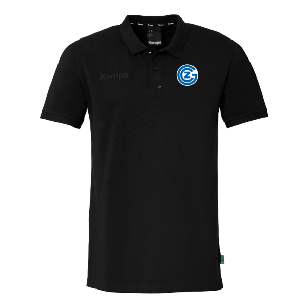 Kempa GCA PRIME POLO SHIRT schwarz/weiss M