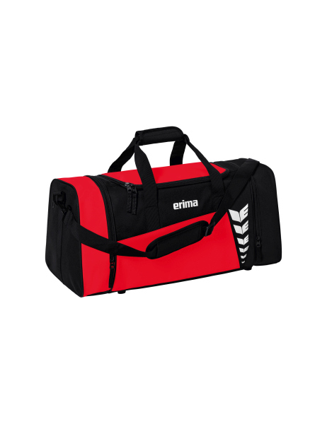 SCF Erima SIX WINGS Sporttasche rot-schwarz (mit SCF Logo)