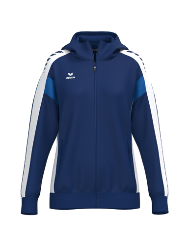Erima CELEBRATE 125 Training Jacket with hood new navy/weiss WOMAN