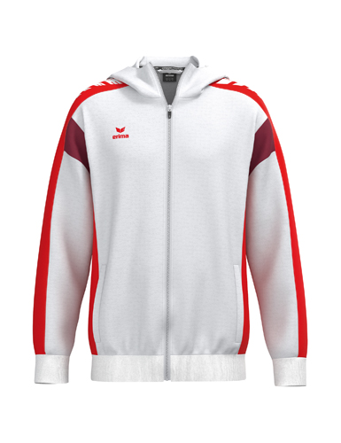 Erima CELEBRATE 125 Training Jacket with hood new weiss/rot