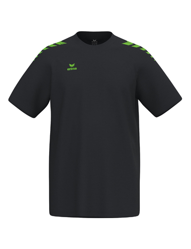 Erima CMPT Wings T-Shirt schwarz/green gecko UNISEX