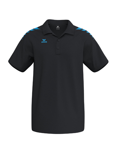 Erima CMPT Wings Poloshirt schwarz/curacao UNISEX