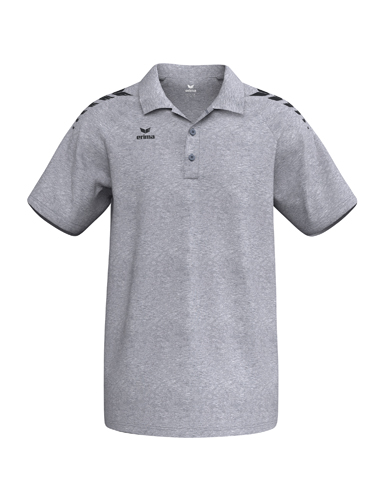 Erima CMPT Wings Poloshirt grau melange/schwarz UNISEX