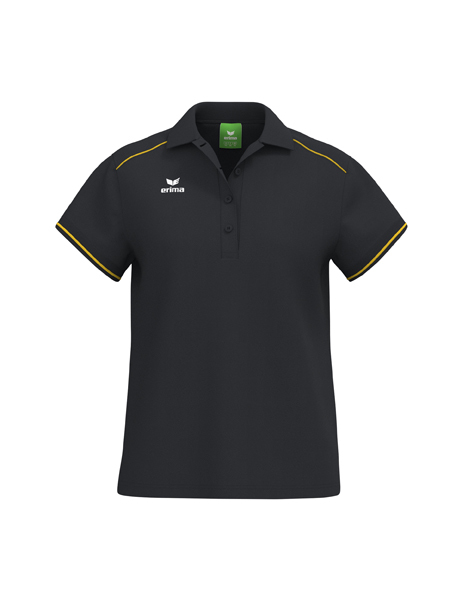 Erima CMPT Poloshirt schwarz/gelb WOMAN 46