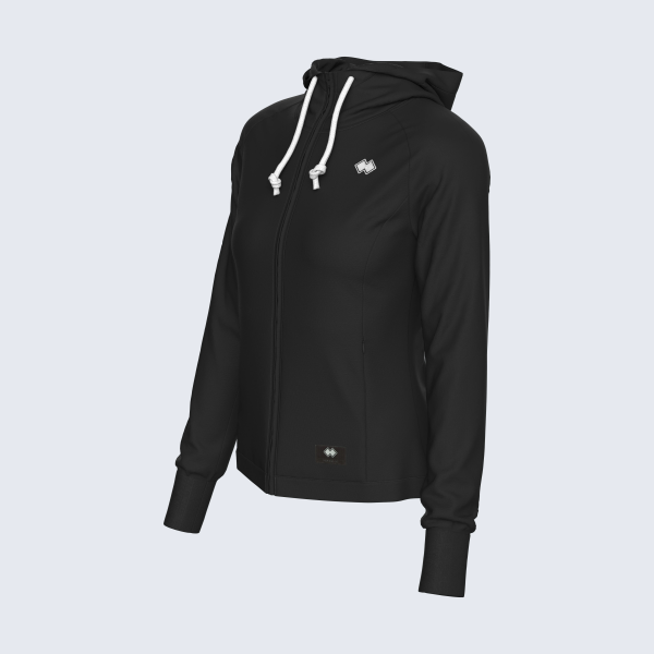 Errea ESSENTIAL SS25 HOODY FZ 01 WOMAN