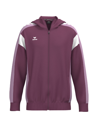 Erima CELEBRATE 125 Training Jacket with hood burgundy/lavender KIDS