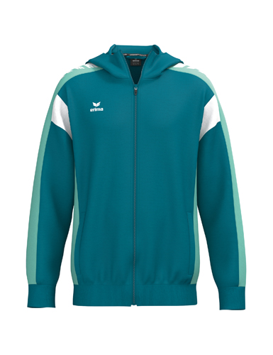Erima CELEBRATE 125 Training Jacket with hood tahitian blue/mint MEN