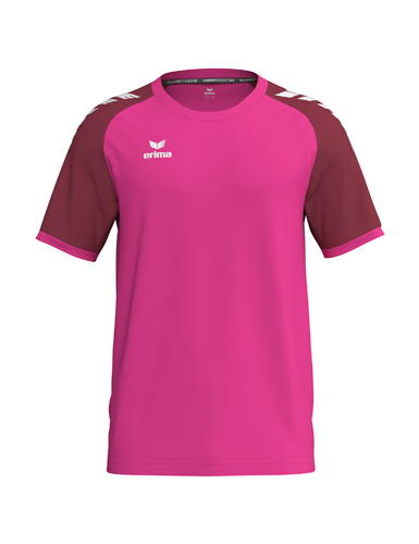 Erima WINGS Jersey Shortsleeve pink glo/bordeaux MEN