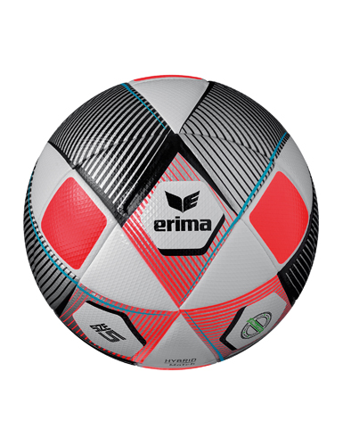 Erima ERIMA HYBRID Match silber/fiery-coral, Grösse 5