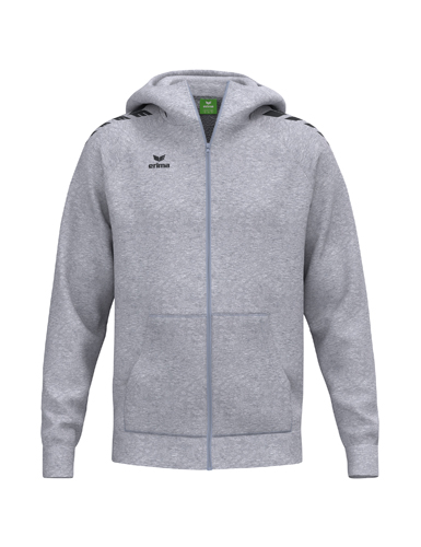 Erima CMPT Wings Hoody Jacket grau melange Unisex