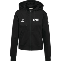 C72K hmlGO 2.0 CHEVRON ZIP HOODIE WOMAN